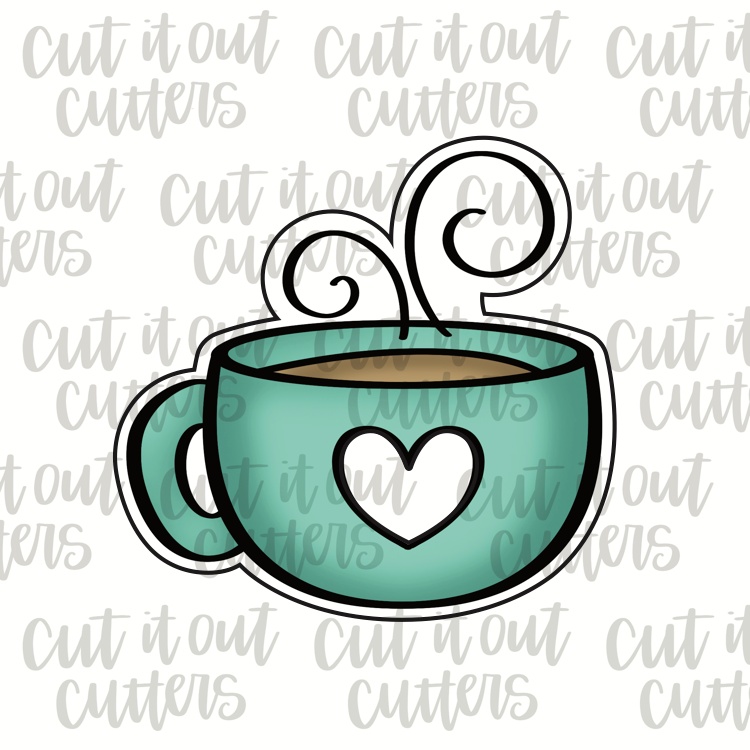 Hot Coffee Cookie Cutter