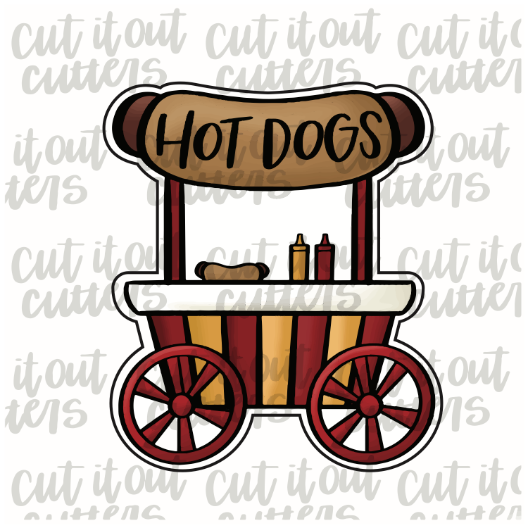 Hotdog Stand Cookie Cutter