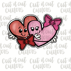 Hugging Hearts Cookie Cutter