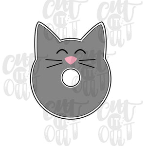 Donut Cat Cookie Cutter