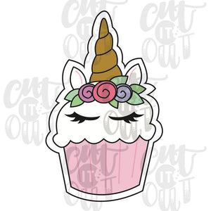 Unicorn Cupcake Cookie Cutter