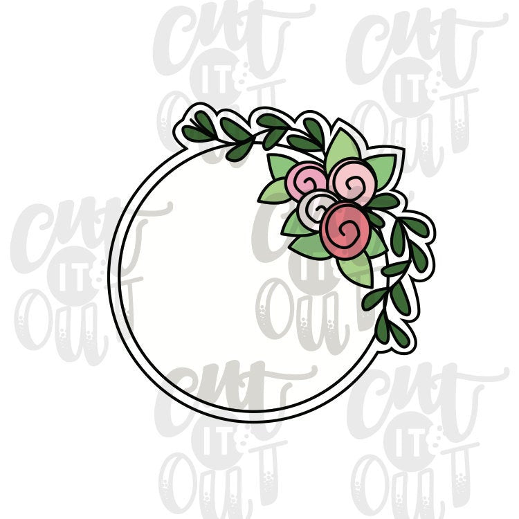 Floral Circle Cookie Cutter – Cut It Out Cutters