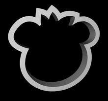 Load image into Gallery viewer, Flower Crown Panda Cookie Cutter