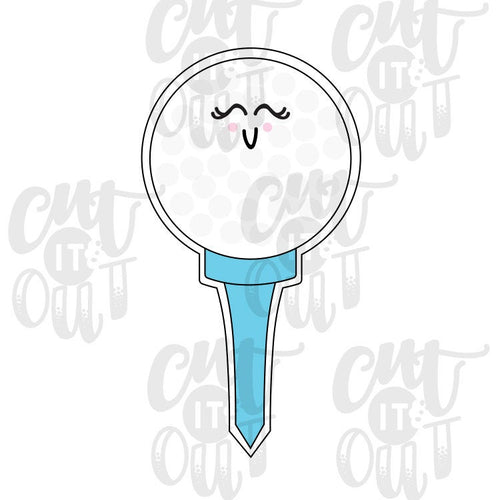 Golf Ball And Tee Cookie Cutter