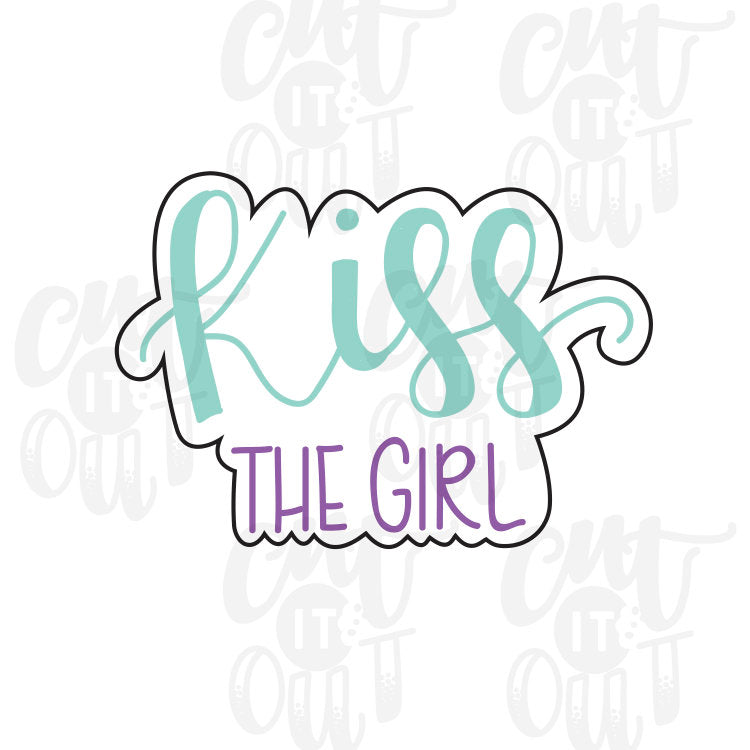 Kiss the Girl Cookie Cutter