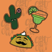 Load image into Gallery viewer, Cinco de Mayo Cookie Cutter Set
