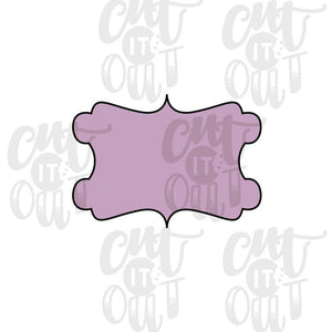 Classy Plaque Cookie Cutter