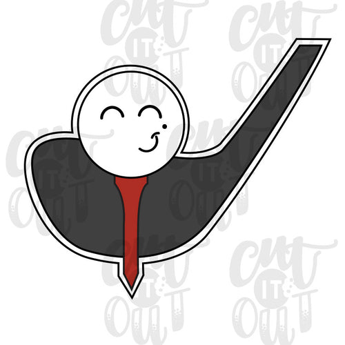 Golf Club And Ball Cookie Cutter