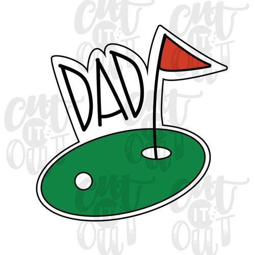 Golfing Dad Cookie Cutter