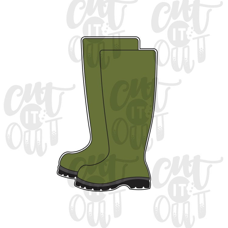 Rubber Boots Cookie Cutter