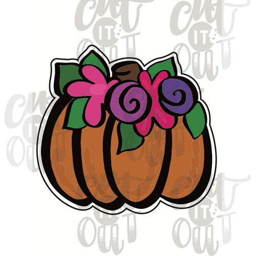 Floral Pumpkin Cookie Cutter