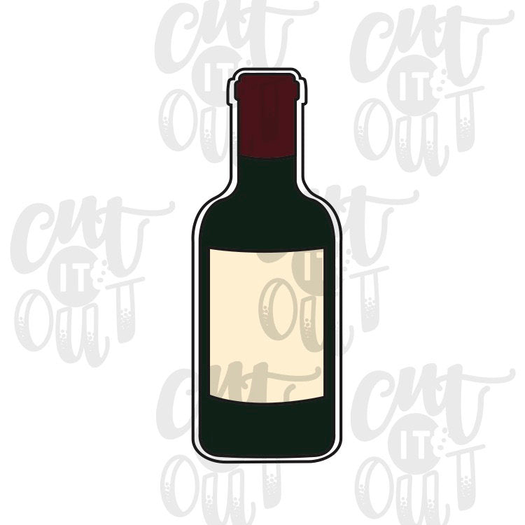 Wine Bottle Cookie Cutter