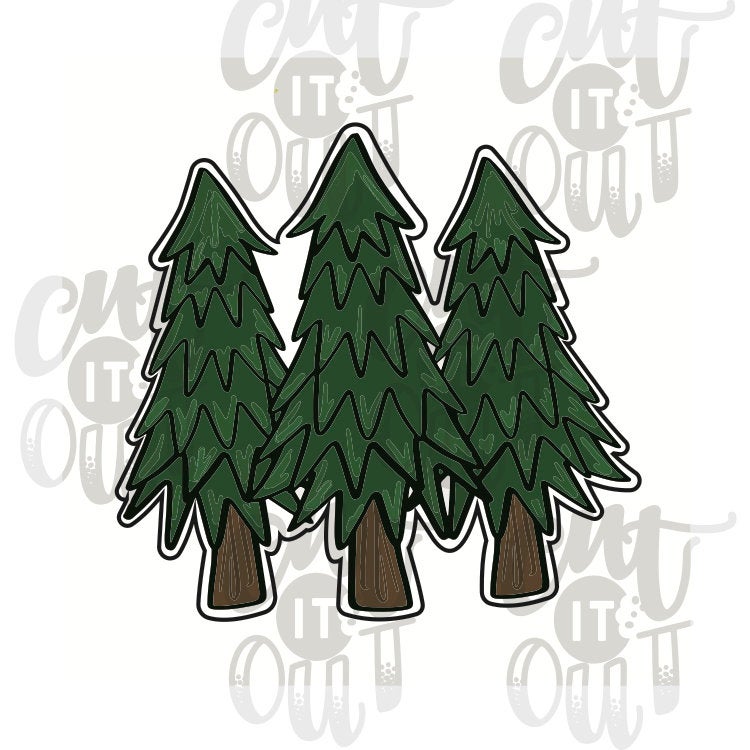 Pine Trees Cookie Cutter