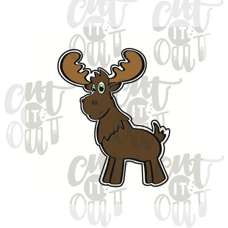 Moose Cookie Cutter Cut It Out Cutters