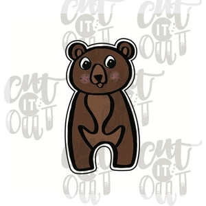 Standing Bear Cookie Cutter