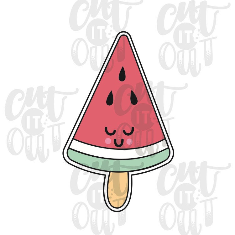 Watermelon Pop Cookie Cutter