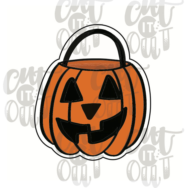 Jack-O-Lantern Bucket Cookie Cutter