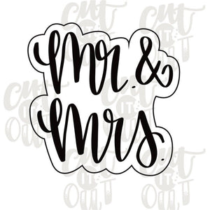 Mr. & Mrs. 2 Cookie Cutter