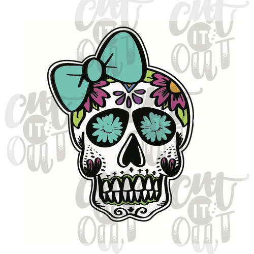 Lady Sugar Skull Cookie Cutter