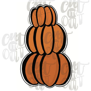 Stack of Pumpkins Cookie Cutter