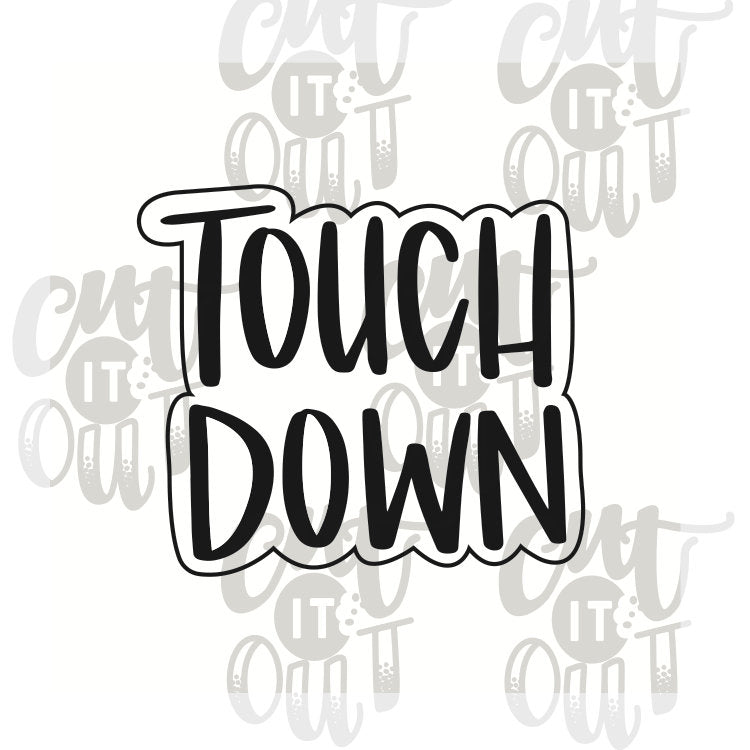 Touchdown Cookie Cutter – Cut It Out Cutters