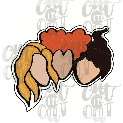 Witchy Sisters Cookie Cutter