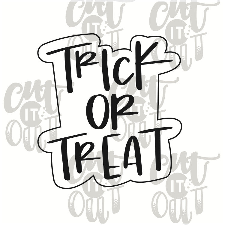 Trick or Treat (Print) Cookie Cutter