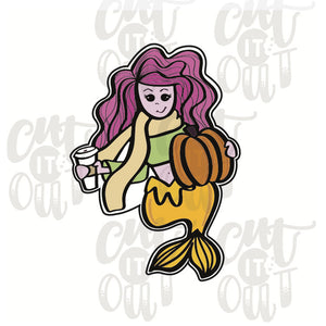 Fall Mermaid Cookie Cutter
