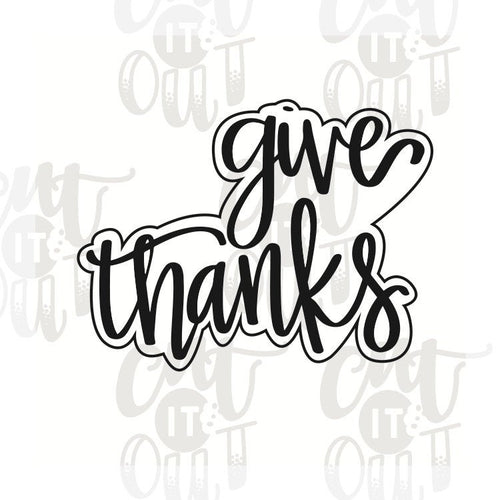 Give Thanks Cookie Cutter