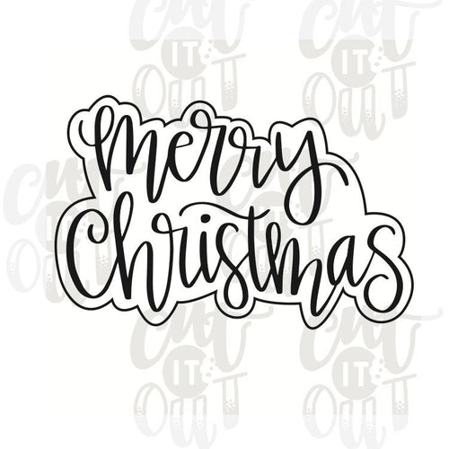 Merry Christmas Cookie Cutter