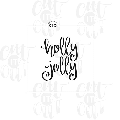 Holly Jolly Cookie Stencil