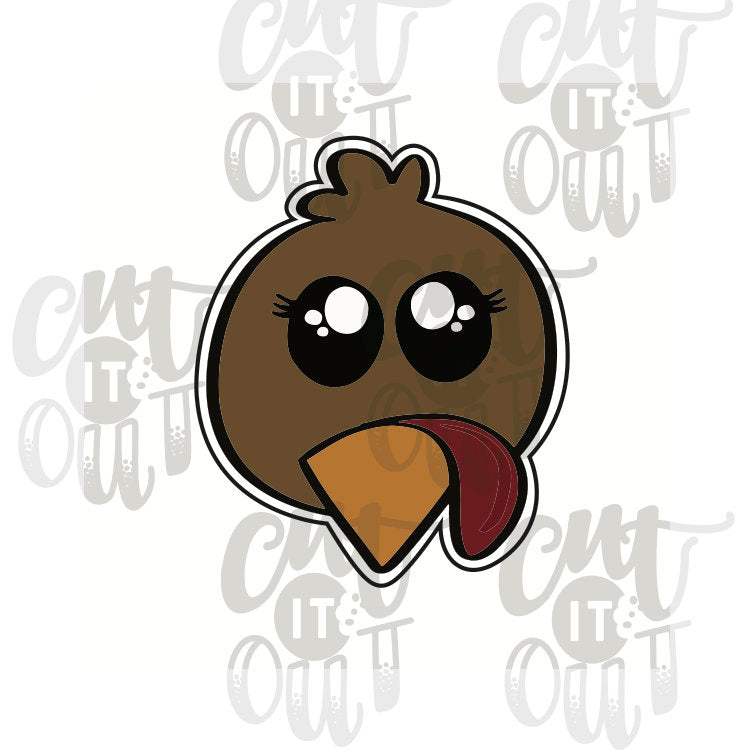 Turkey Face Cookie Cutter