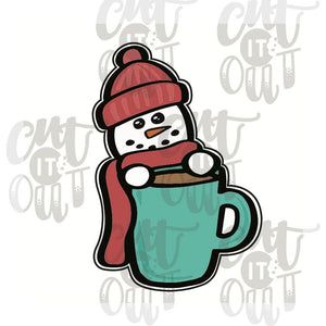 Hot Cocoa and Snowman Cookie Cutter
