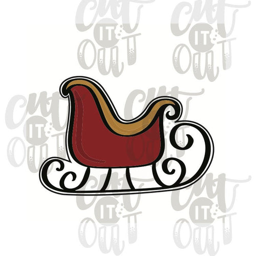 Santa's Sleigh Cookie Cutter