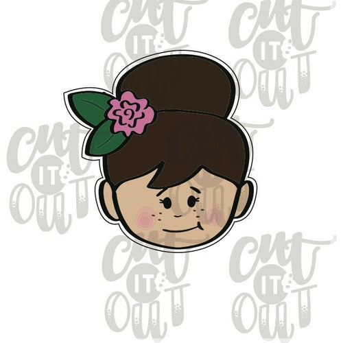 Miss Doughmestic Ballerina Face Cookie Cutter