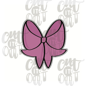 Miss Doughmestic Girly Bow Cookie Cutter