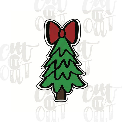 Fancy Christmas Tree Cookie Cutter