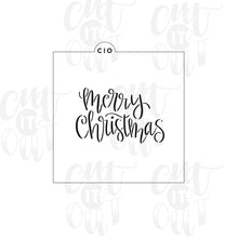 Load image into Gallery viewer, Merry Christmas Cookie Stencil