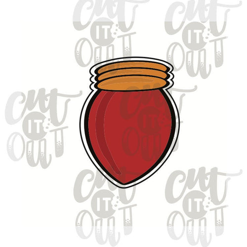 Chubby Light Bulb Cookie Cutter