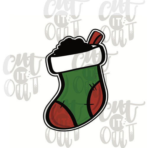 Naughty Stocking Cookie Cutter