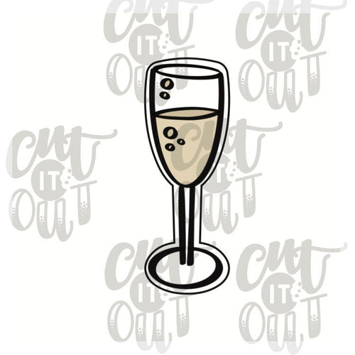 Champagne Flute Cookie Cutter