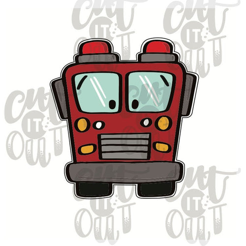 Miss Doughmestic Fire Truck Cookie Cutter