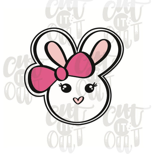 Bunny with Bow Cookie Cutter