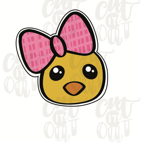 Chick with Bow Cookie Cutter
