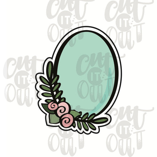 Floral Easter Egg Cookie Cutter