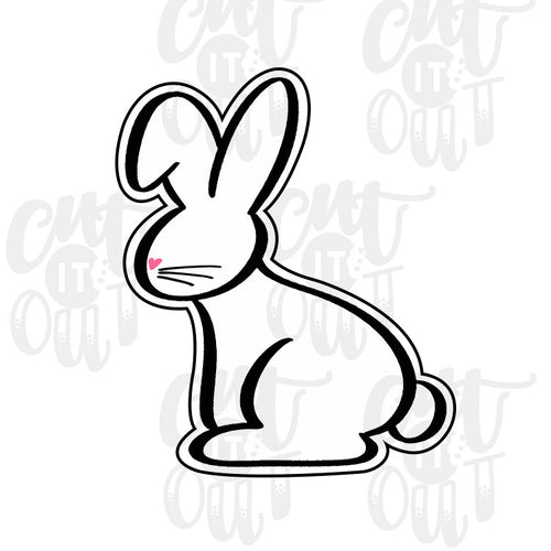 Sitting Bunny Cookie Cutter