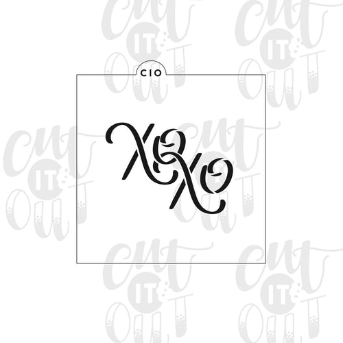 XOXO Cookie Stencil
