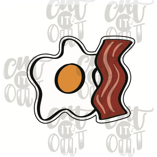 Eggs & Bacon Cookie Cutter