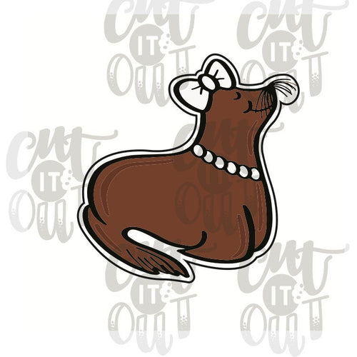 Mrs. Seal Cookie Cutter