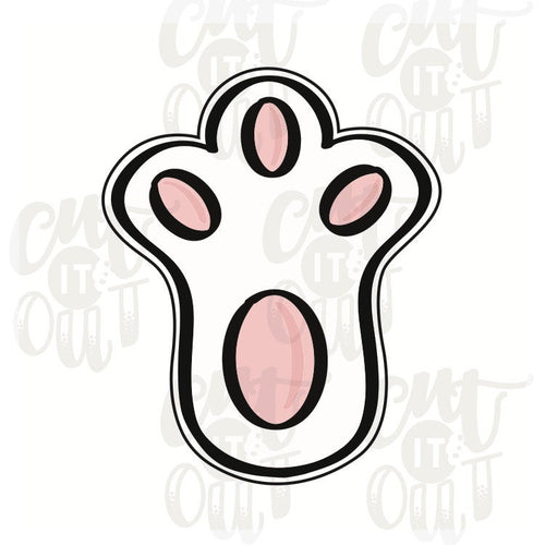 Bunny Foot Cookie Cutter